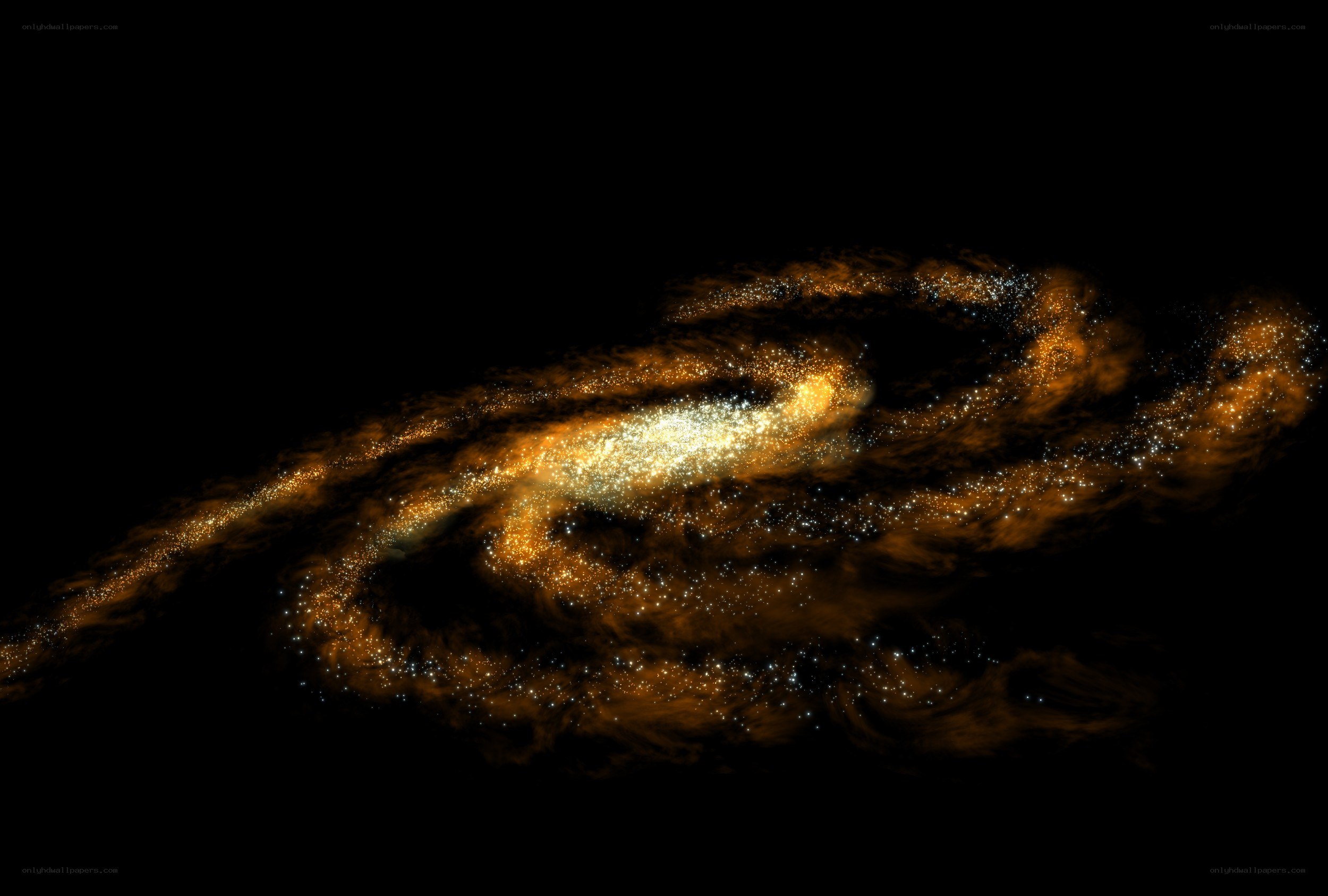 spiral galaxy in space