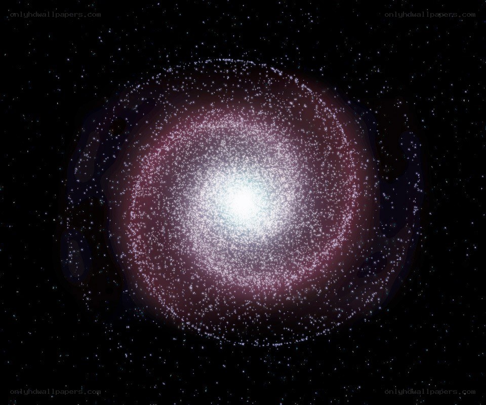 spiral galaxy in space