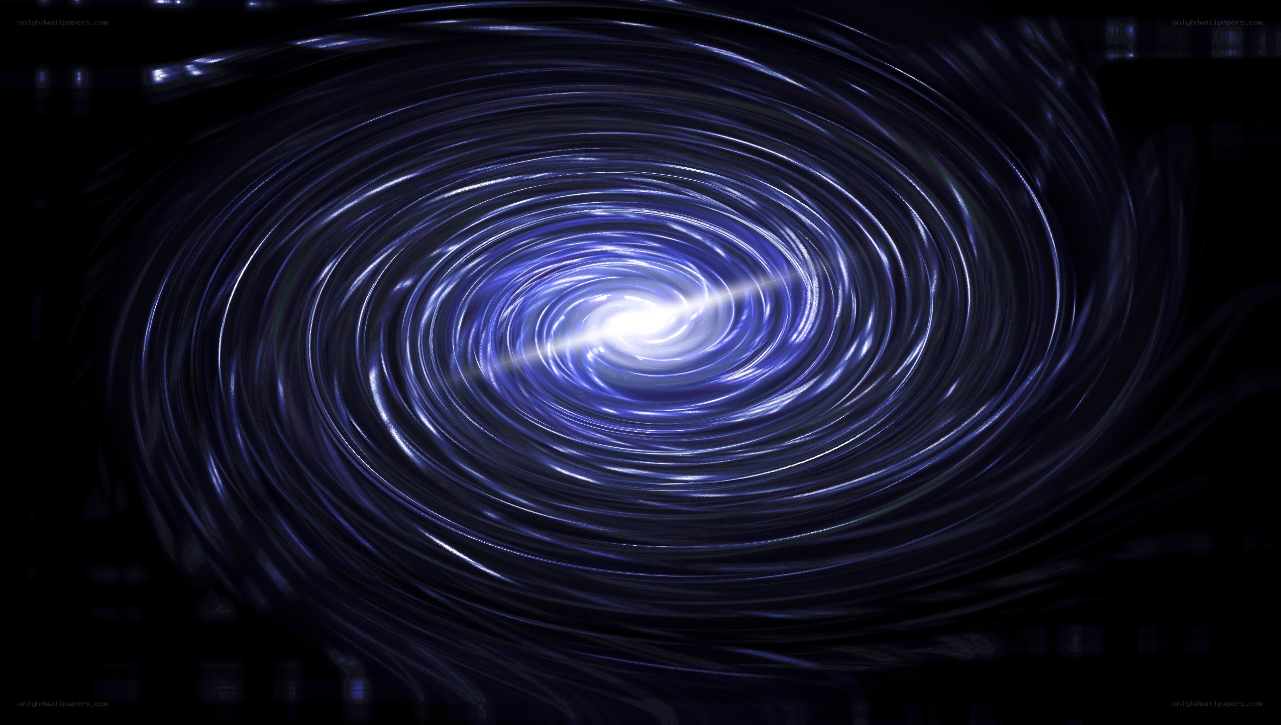 spiral galaxy in space