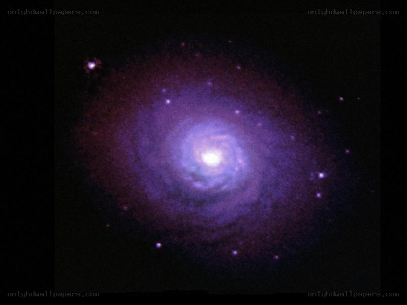 spiral galaxy in space