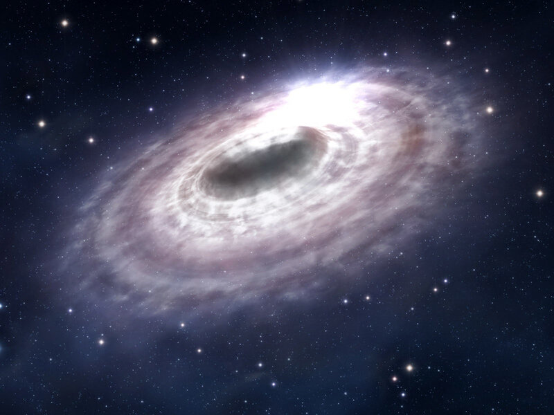 spiral galaxy in space