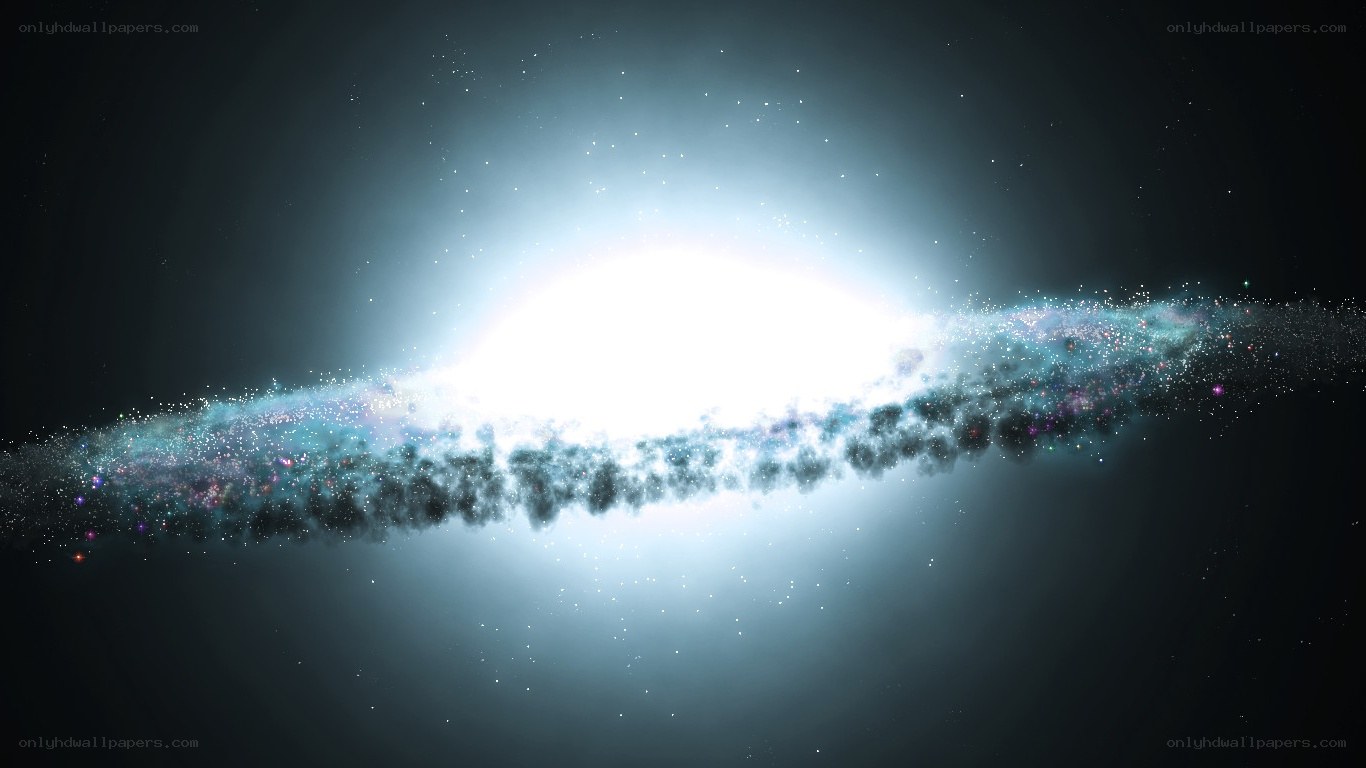 spiral galaxy in space