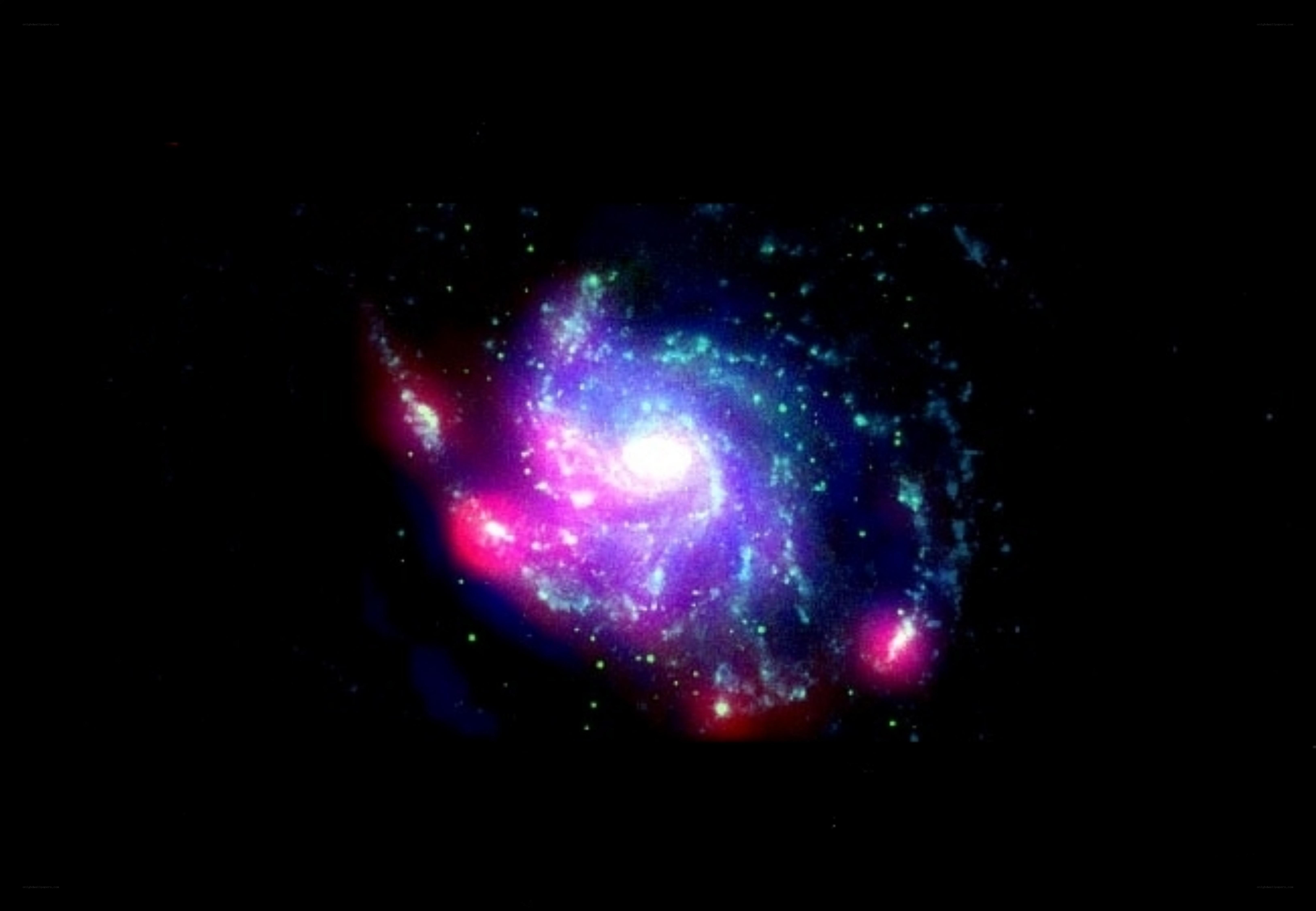 spiral galaxy in space
