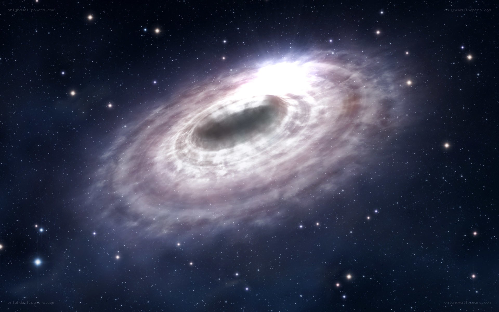 spiral galaxy in space