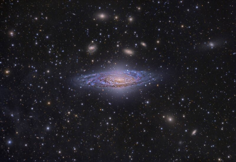 Spiral Galaxy in Space — Black, Cosmic, Night, Photograph, Stars, Nebulae