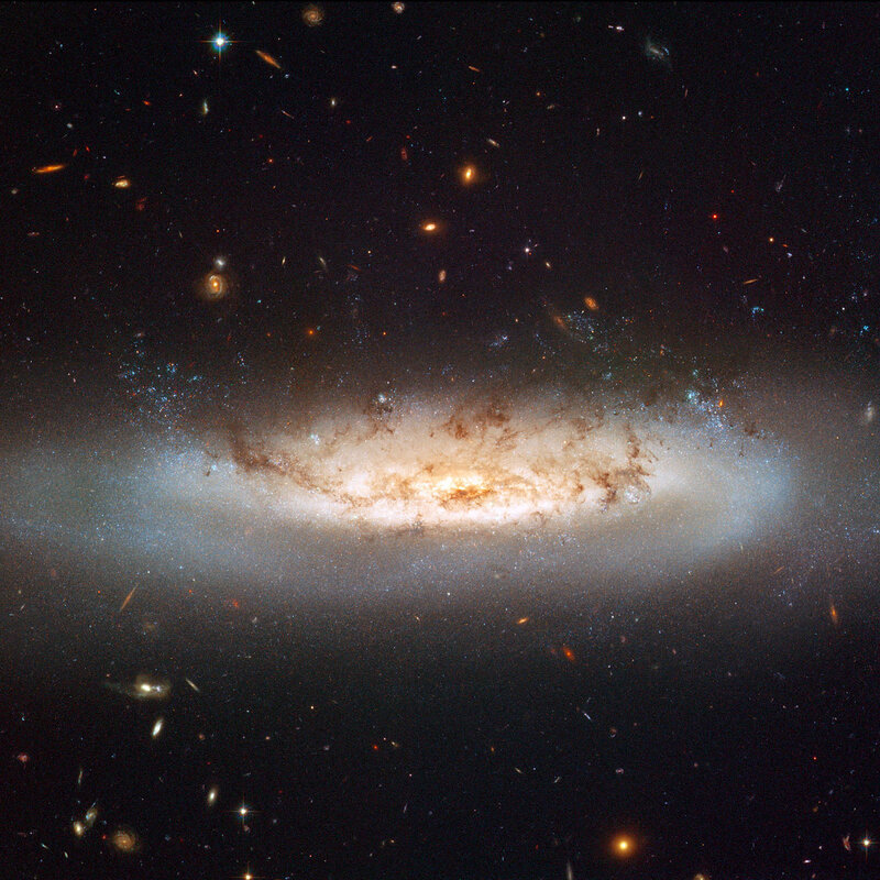 Spiral Galaxy in Space — Black, Cosmic, Photograph, Stars, Nebulae, Galaxies