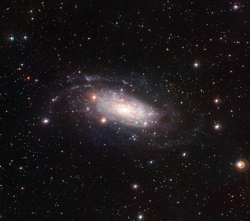 Spiral Galaxy in Space — Black, Cosmic