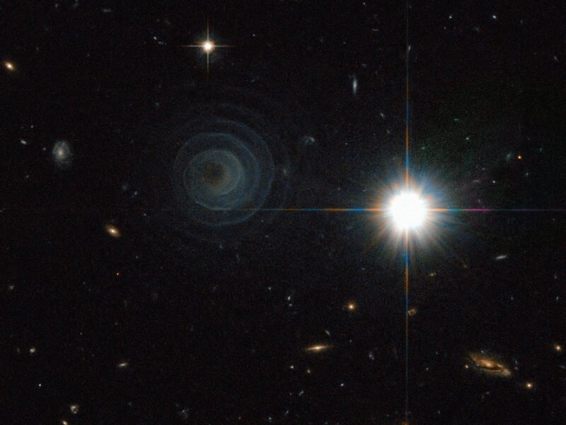 Spiral Galaxy in Space — Black, Dark, Night, Photograph