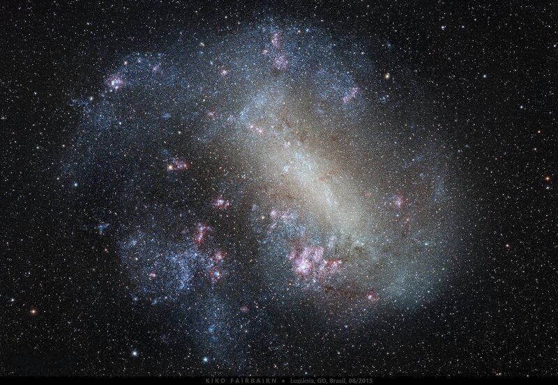 Spiral Galaxy in Space — Black, Dramatic, Night, Photograph, Stars, Nebulae