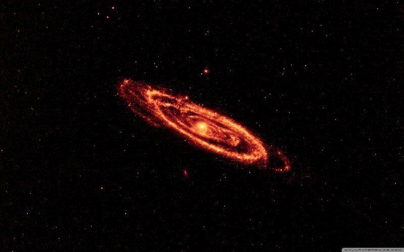 Spiral Galaxy in Space — Black, Dramatic, Night, Photograph