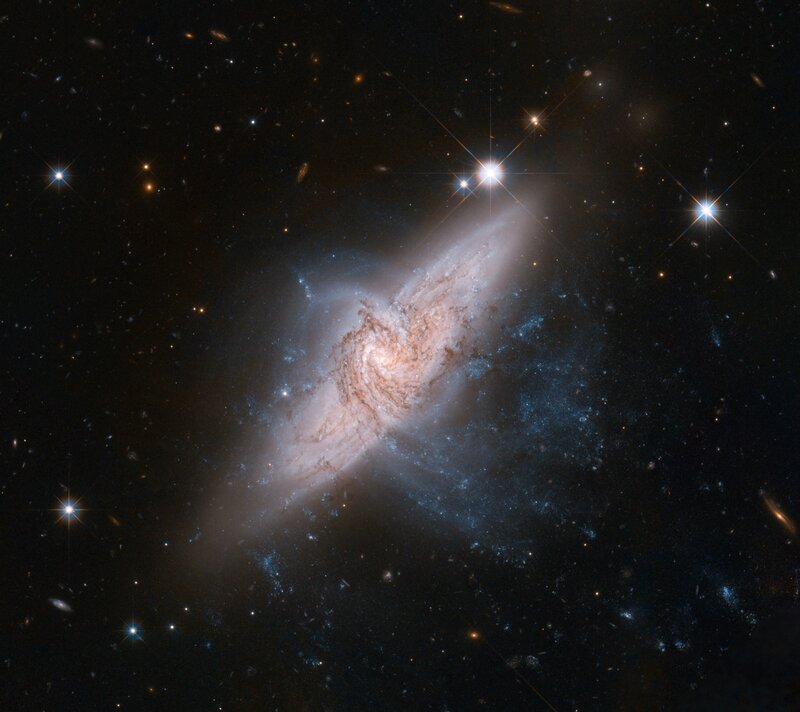 Spiral Galaxy in Space — Black, Dramatic, Night