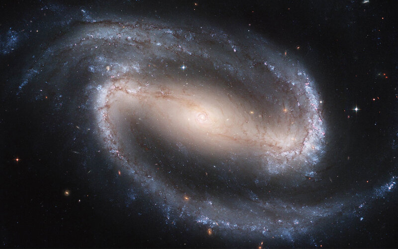 Spiral Galaxy in Space — Black, Dramatic, Photograph, Stars, Nebulae, Cosmic Dust