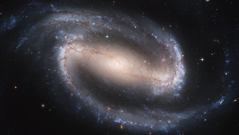 Spiral Galaxy in Space — Black, Dramatic, Photograph, Stars, Nebulae, Cosmic Dust, White