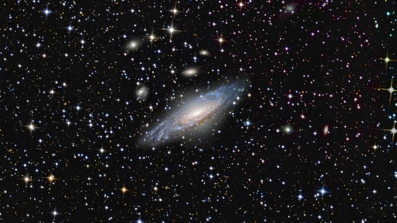 Spiral Galaxy in Space — Night, Galaxies