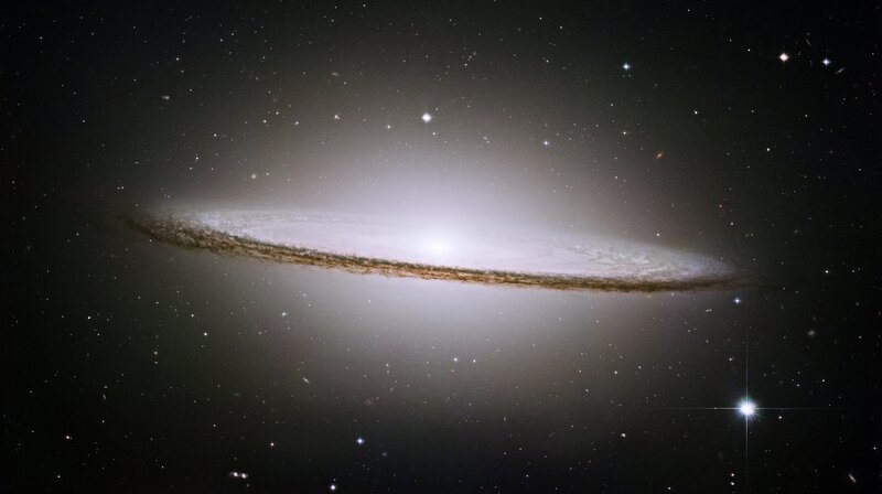 Spiral Galaxy in Space — Serene, Cosmic Dust