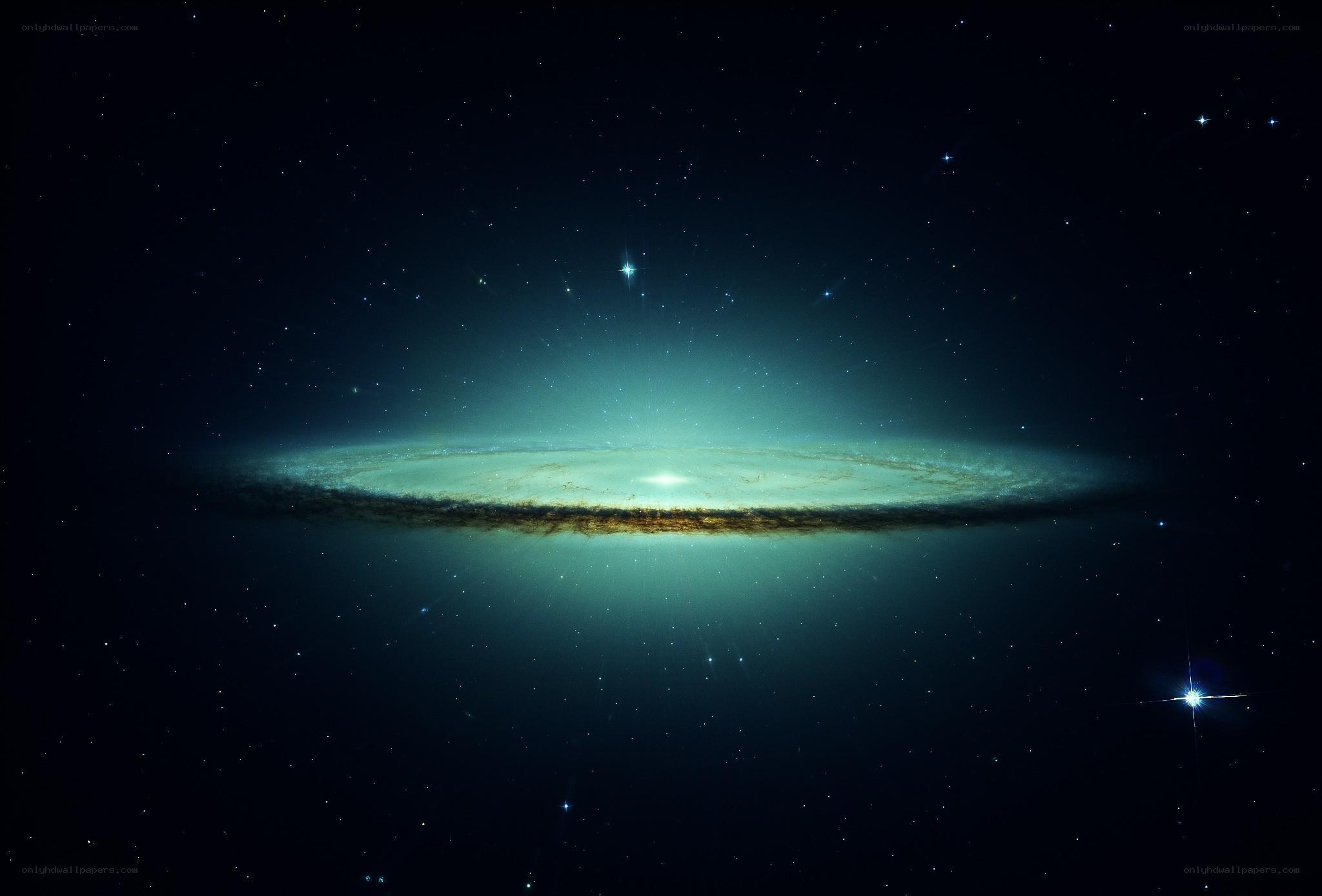 spiral galaxy in space