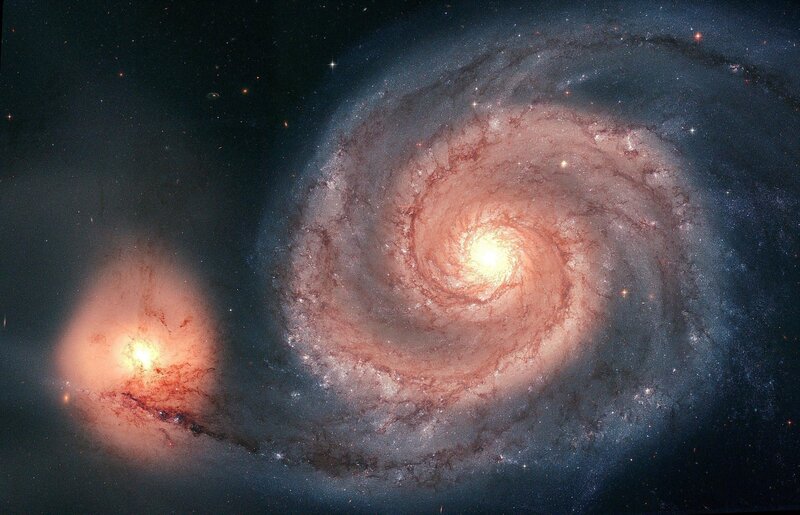 Spiral Galaxy Interaction