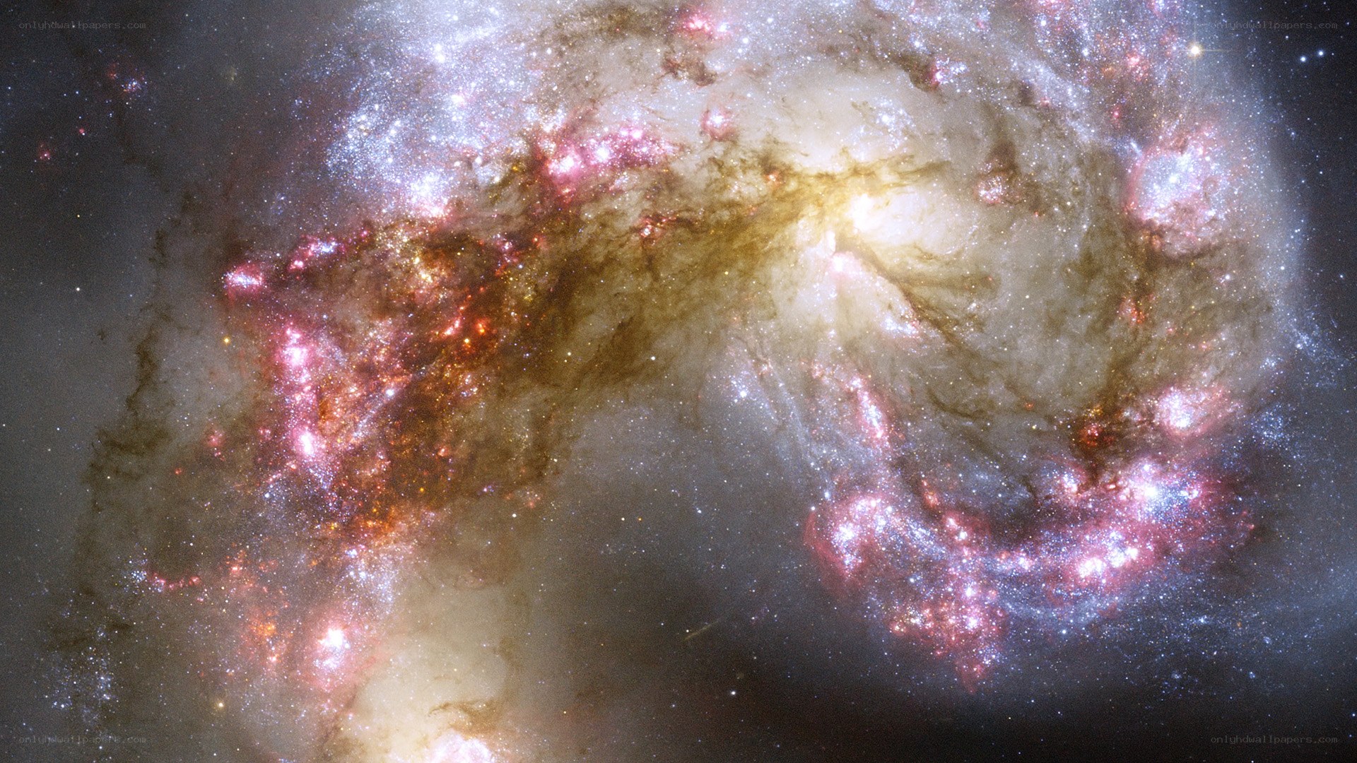 Spiral galaxy merger
