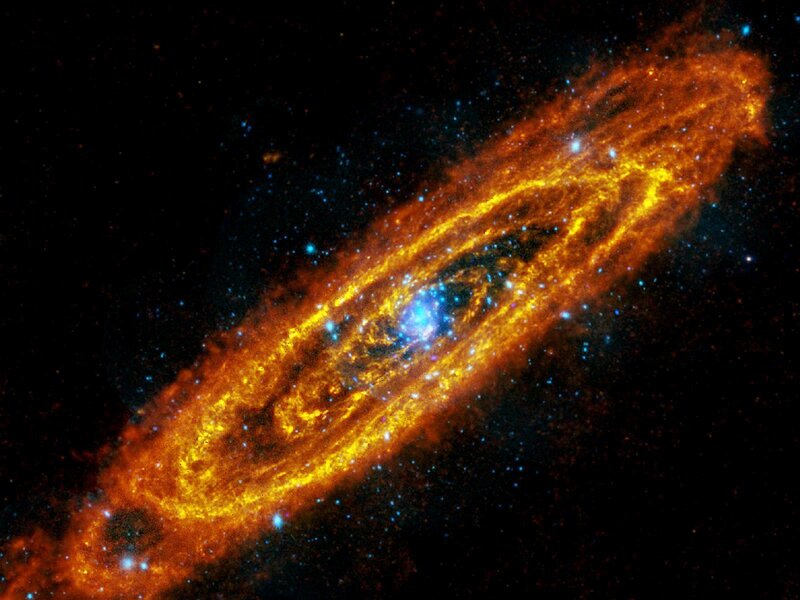 Spiral Galaxy — Orange
