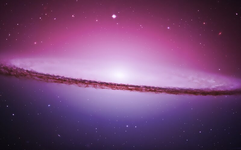 Spiral Galaxy — Purple, Serene