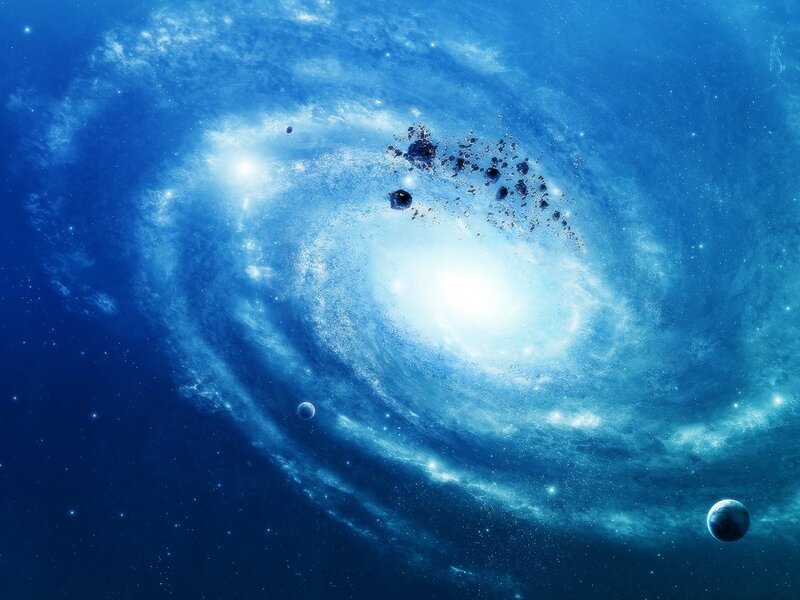 Spiral Galaxy Space