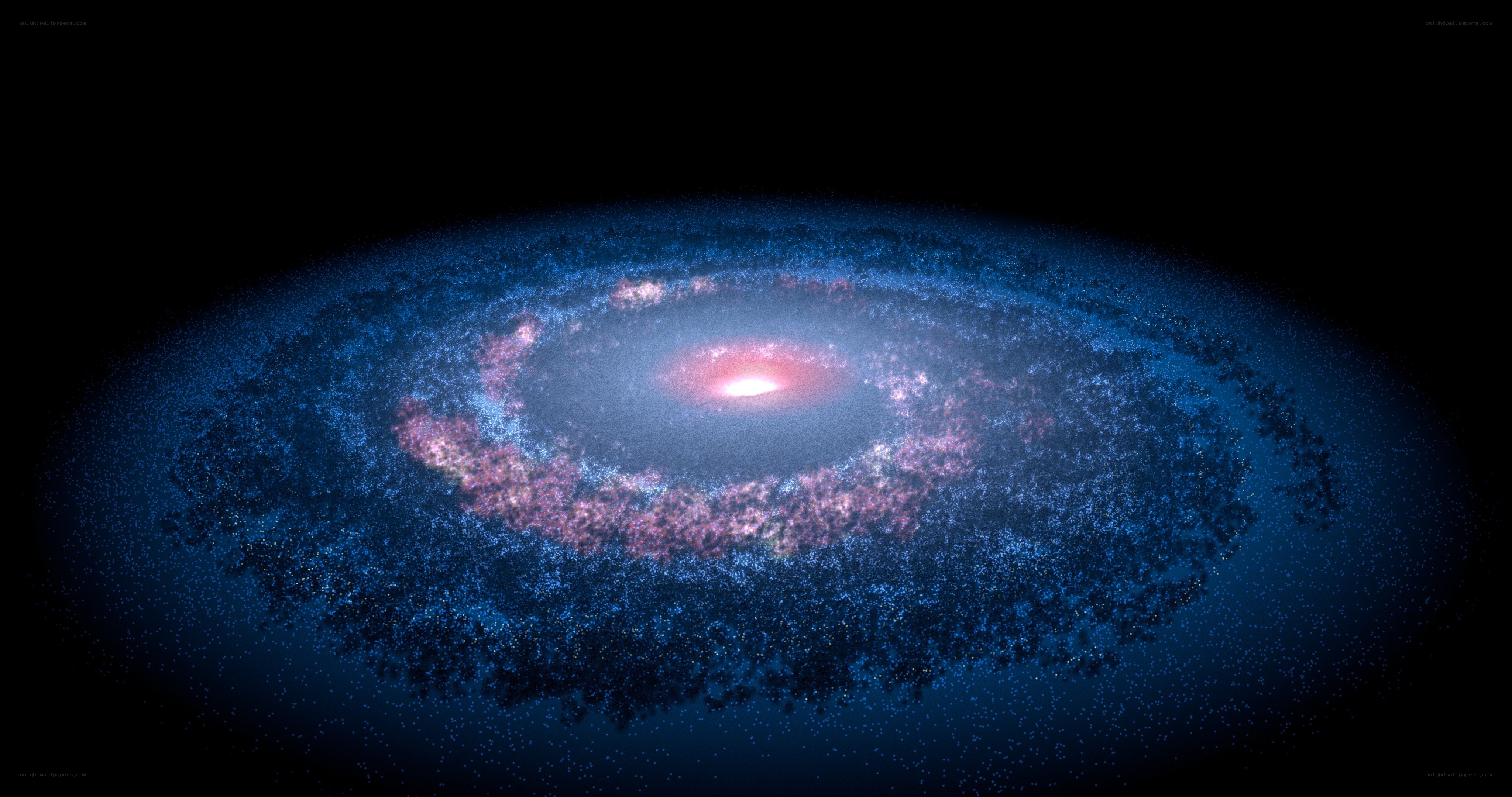 Spiral galaxy view
