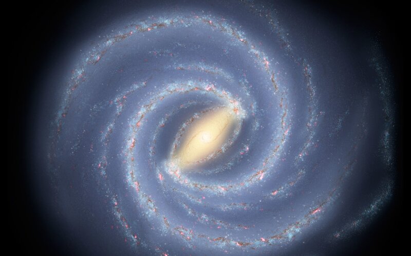 Spiral galaxy view