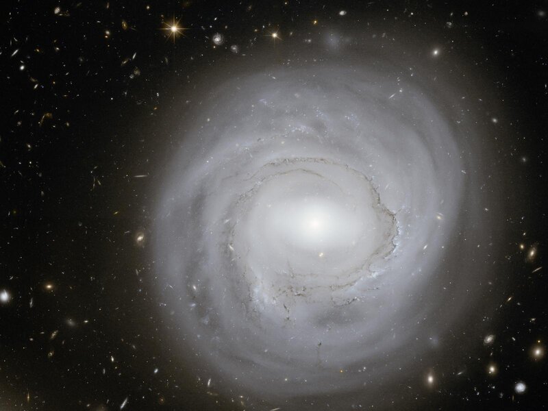 Spiral Galaxy — White, Cosmic, Night, Photograph, Stars, Nebula, Space, Black