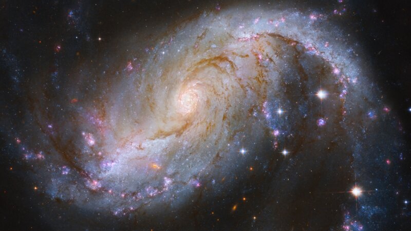 Spiral Galaxy — White, Cosmic, Night, Photograph, Stars, Nebulae, Space