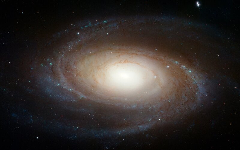 Spiral Galaxy — White, Cosmic, Night