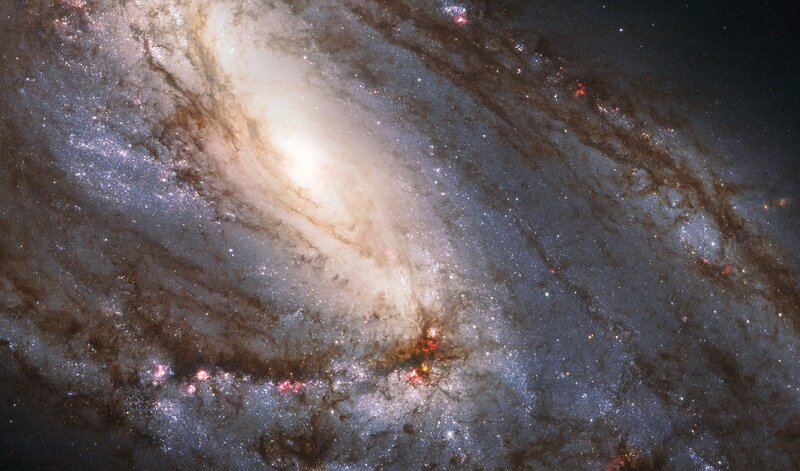 Spiral Galaxy — White, Cosmic, Photograph, Stars, Dust, Gas, Blue