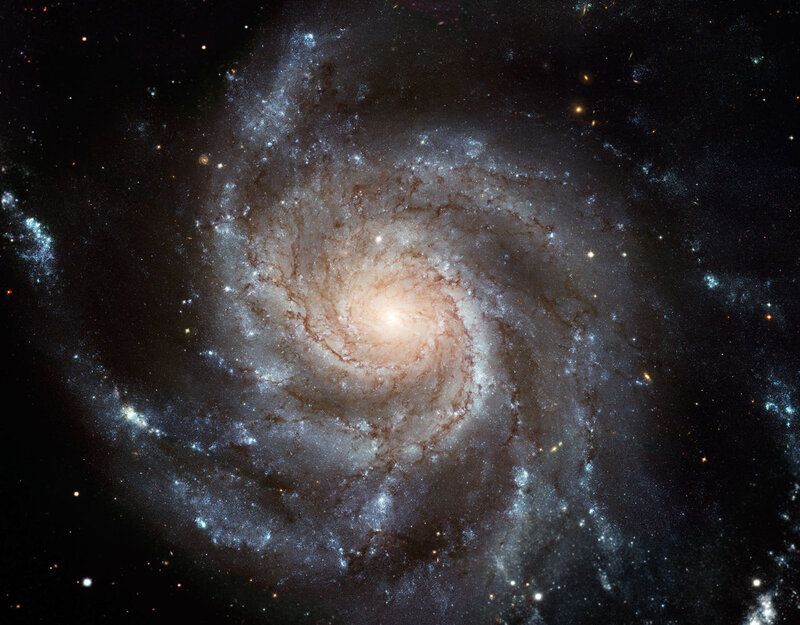 Spiral Galaxy — White, Cosmic, Photograph, Stars, Nebulae, Space, Blue