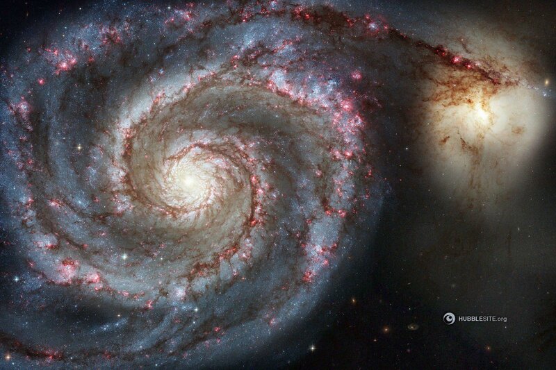 Spiral Galaxy — White, Cosmic