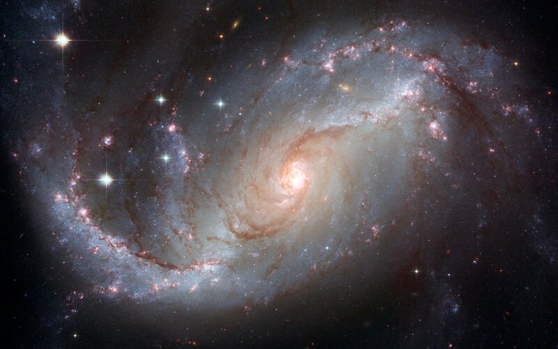 Spiral Galaxy — White, Photograph