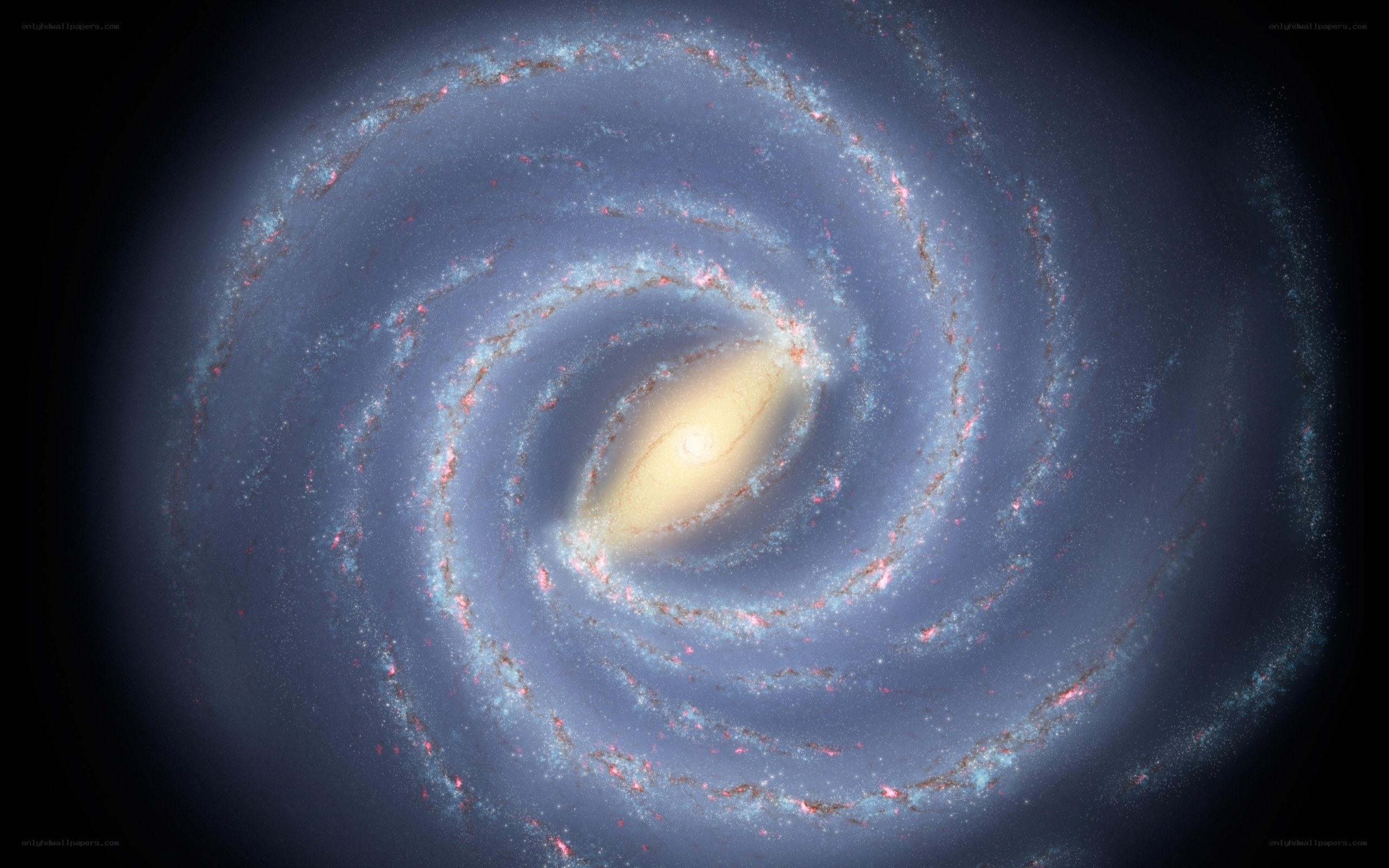 Spiral galaxy with bright core