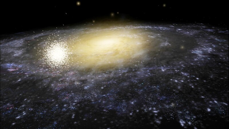 spiral galaxy with bright core