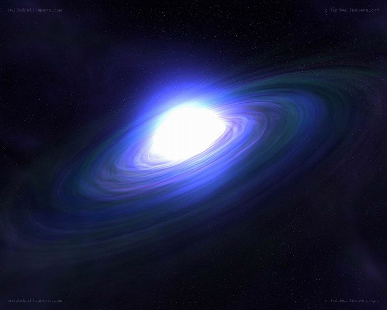 Spiral galaxy with bright core