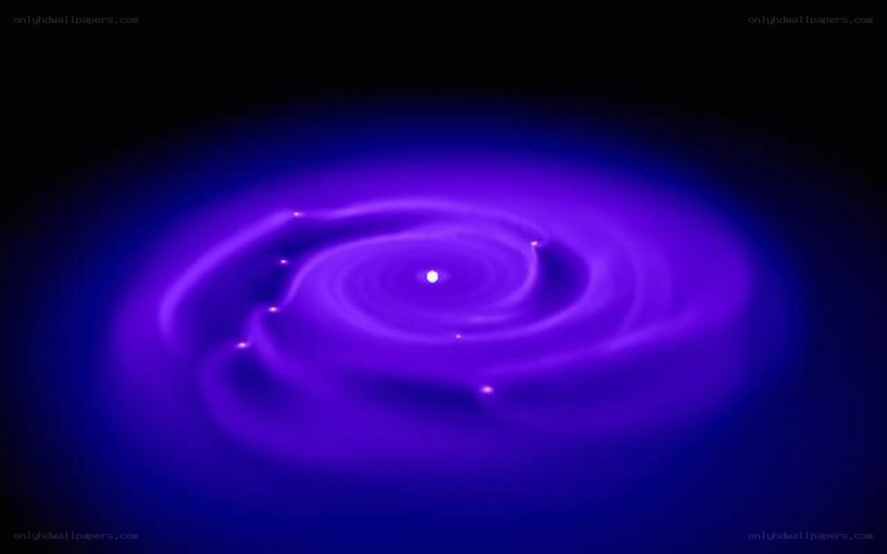 Spiral galaxy with central star