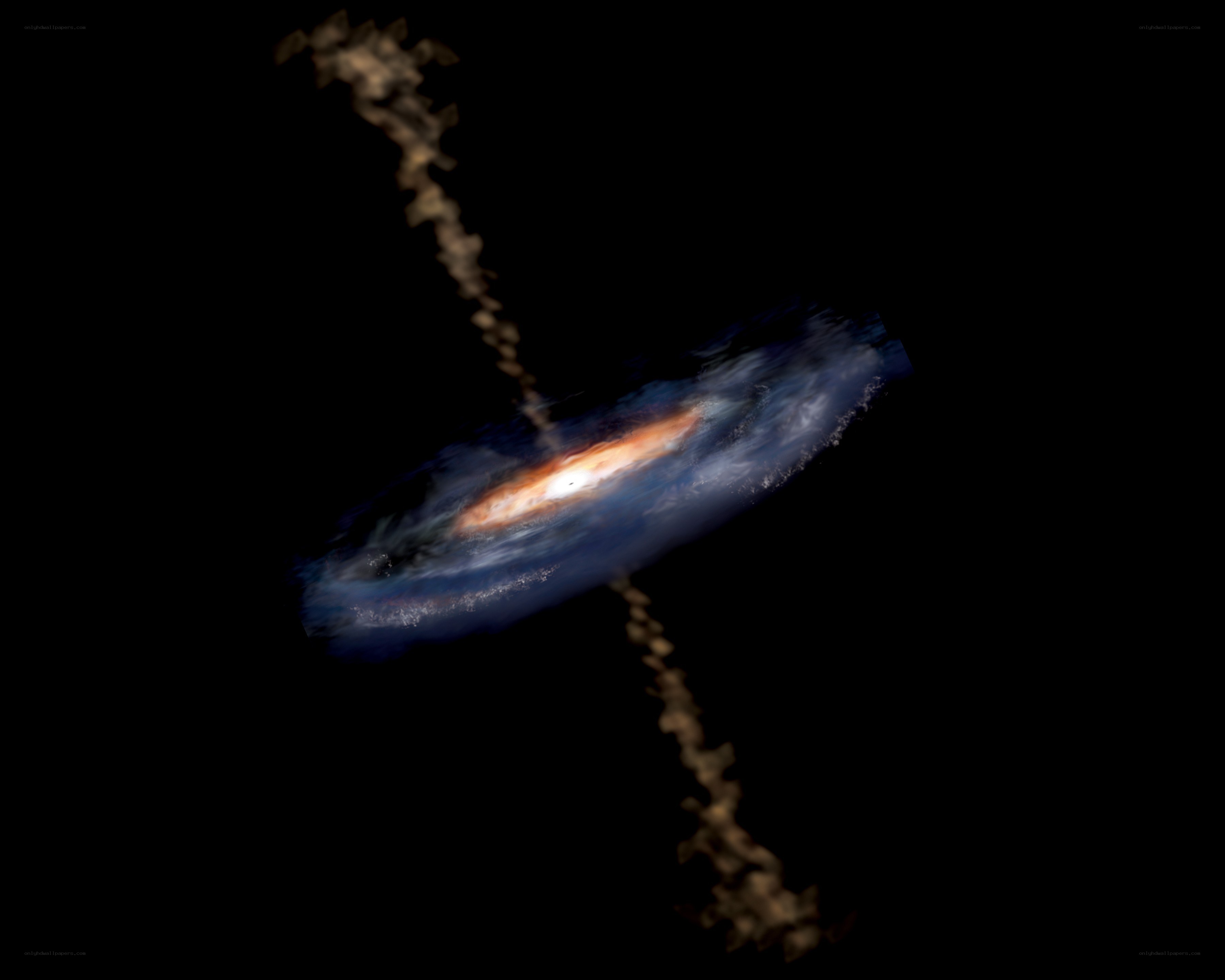 spiral galaxy with dust lanes