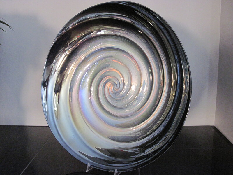 Spiral Glass Sculpture