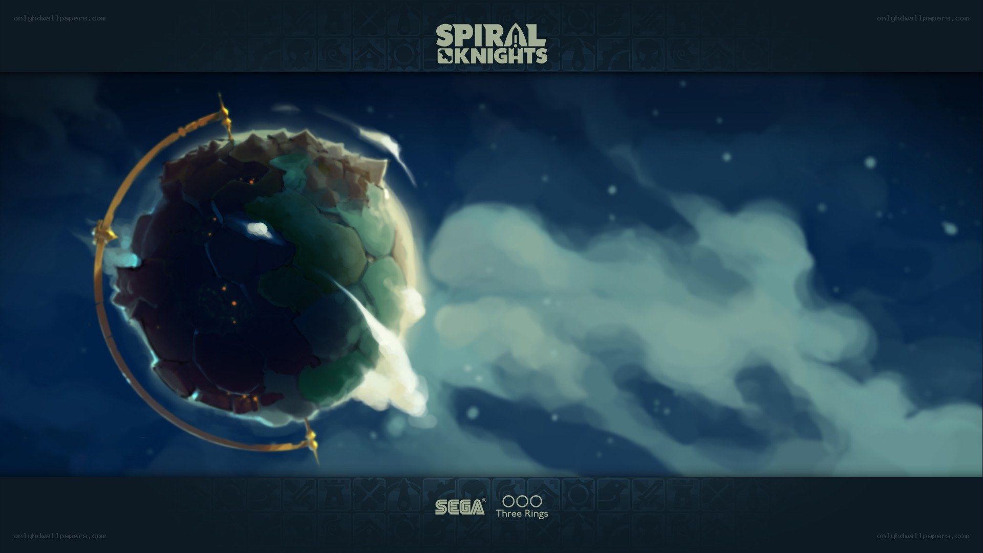 Spiral Knights title screen