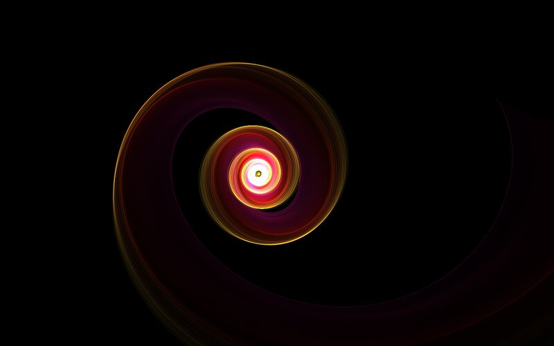 Spiral light pattern