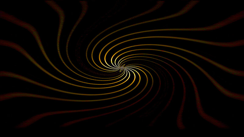 Spiral Light Pattern — Black