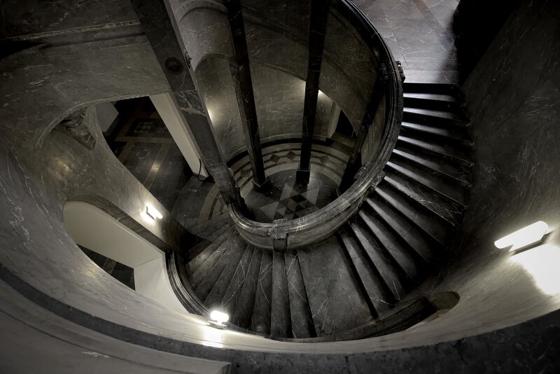 Spiral Marble Staircase