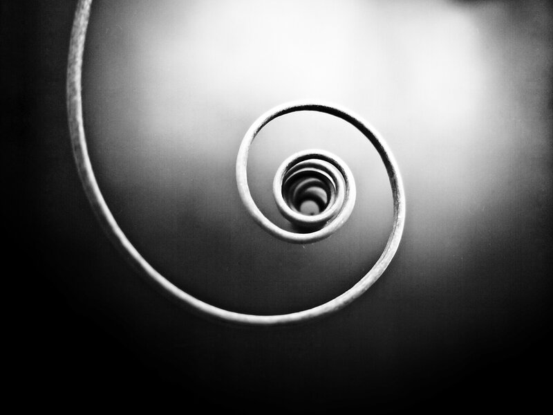 Spiral metal coil