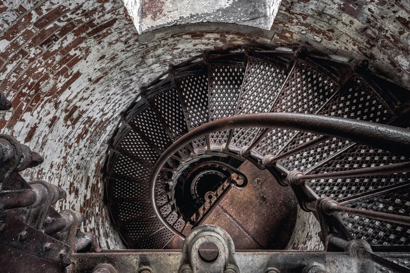 Spiral Metal Staircase