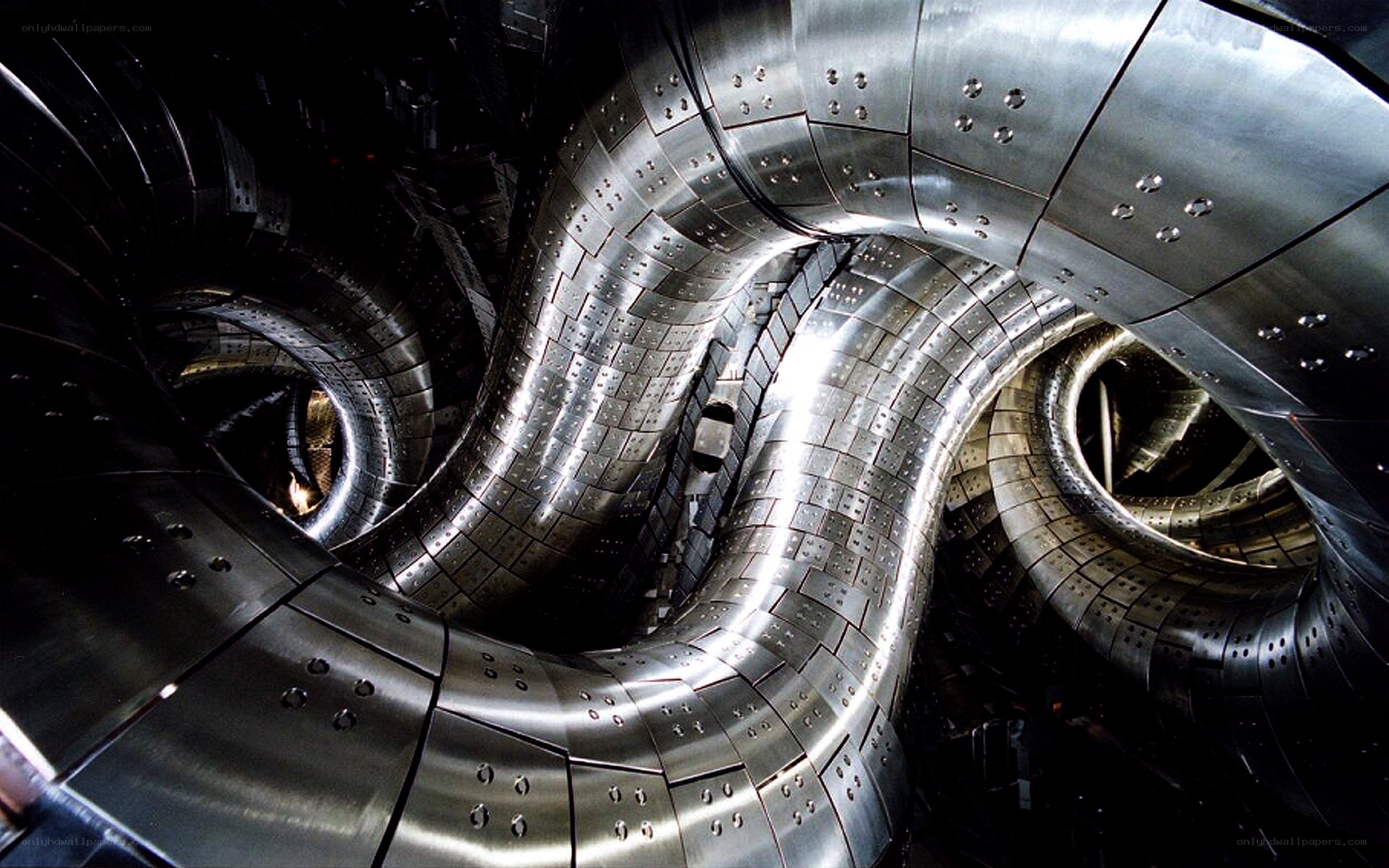 Spiral metal structure