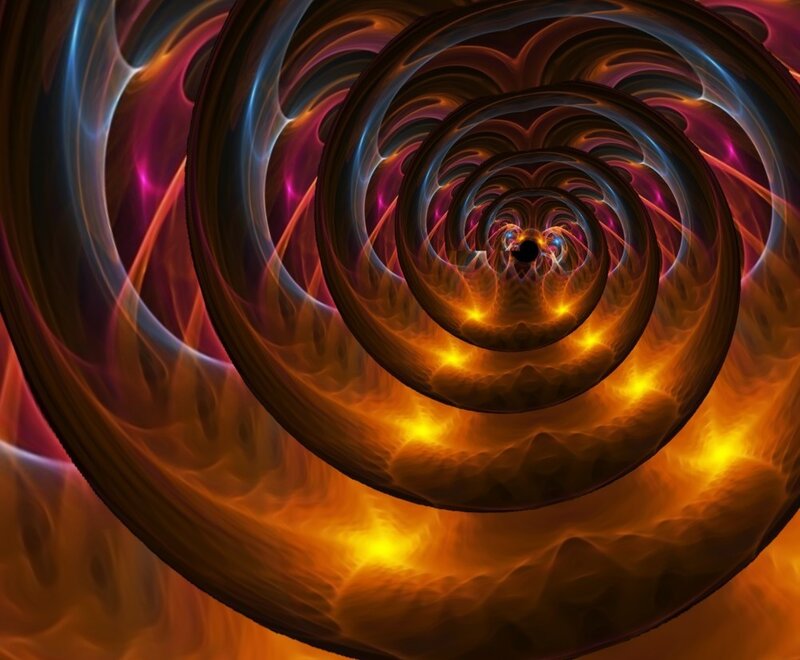 Spiral of Light and Color