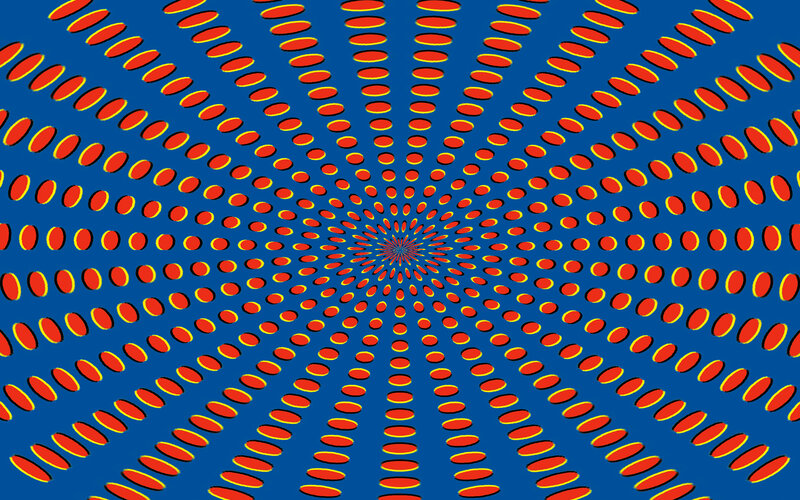 spiral optical illusion
