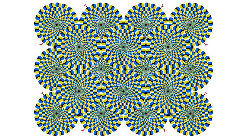 spiral optical illusion pattern